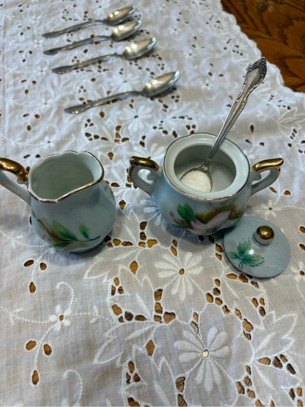W. Rogers Sterling Silver plated  tea espresso spoons- Set of 5